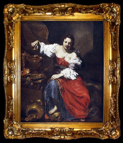 framed  Nicolas Regnier Allegory of Vanity, ta009-2